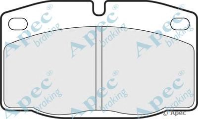 APEC BRAKING pad428 -  Комплект тормозных колодок, дисковый тормоз